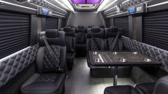 macon 15 passenger sprinter van interior