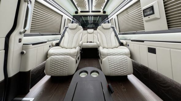 macon 8 passenger sprinter van interior