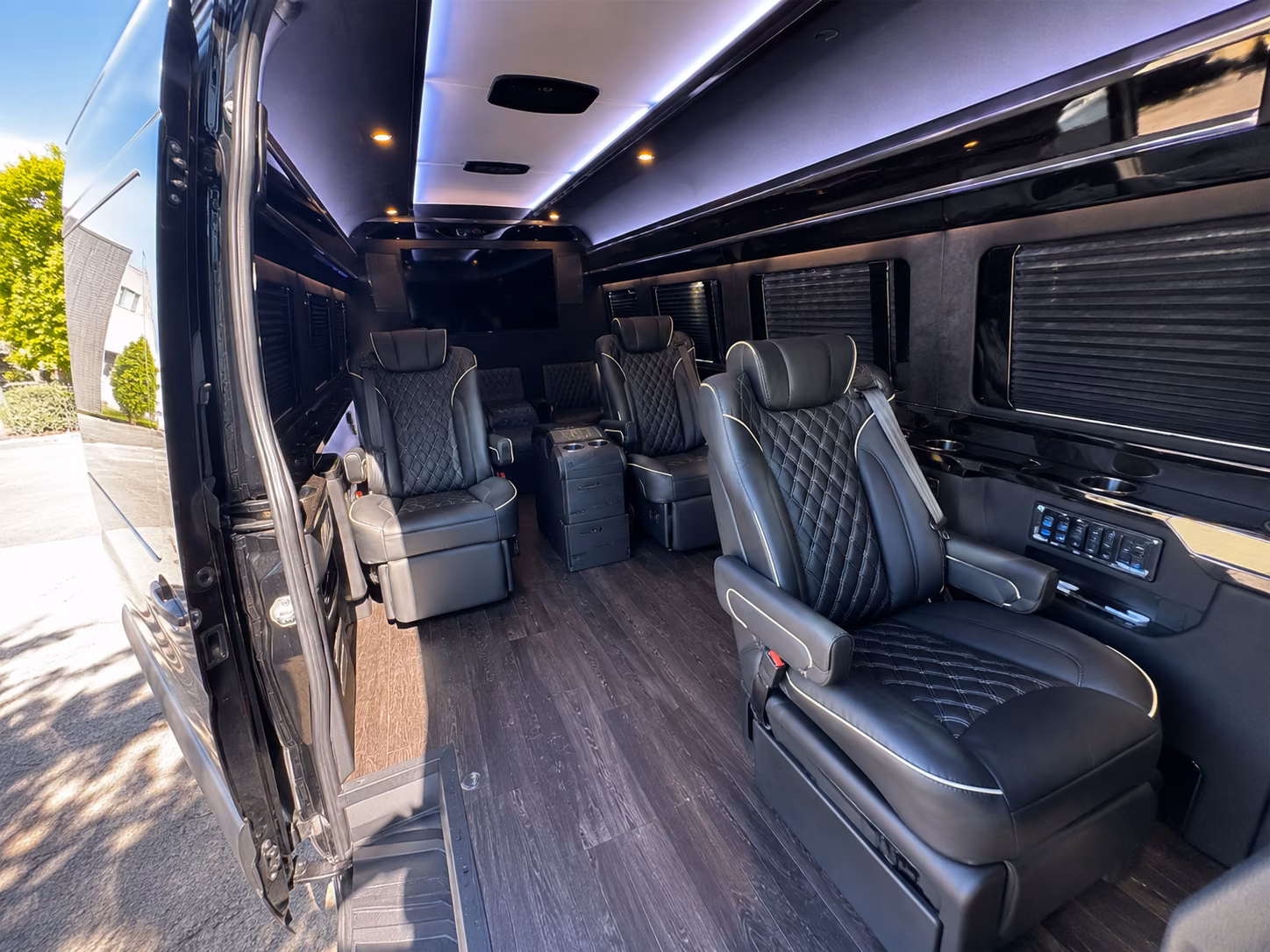 macon 12 passenger sprinter van inside