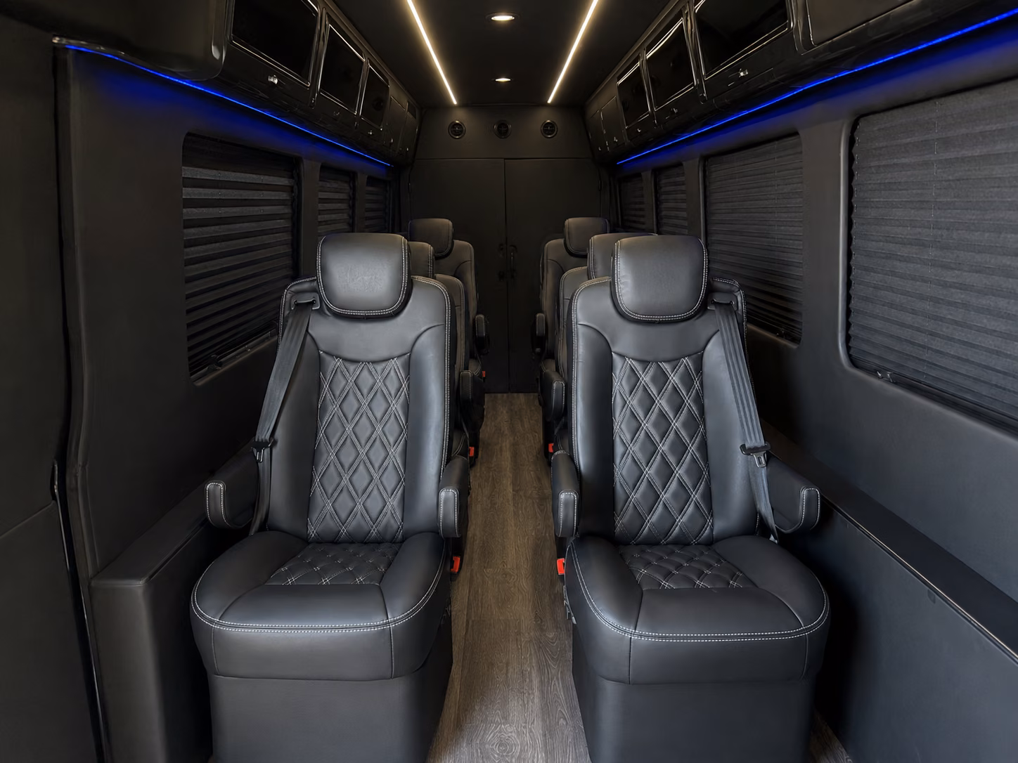 macon 12 passenger sprinter van interior