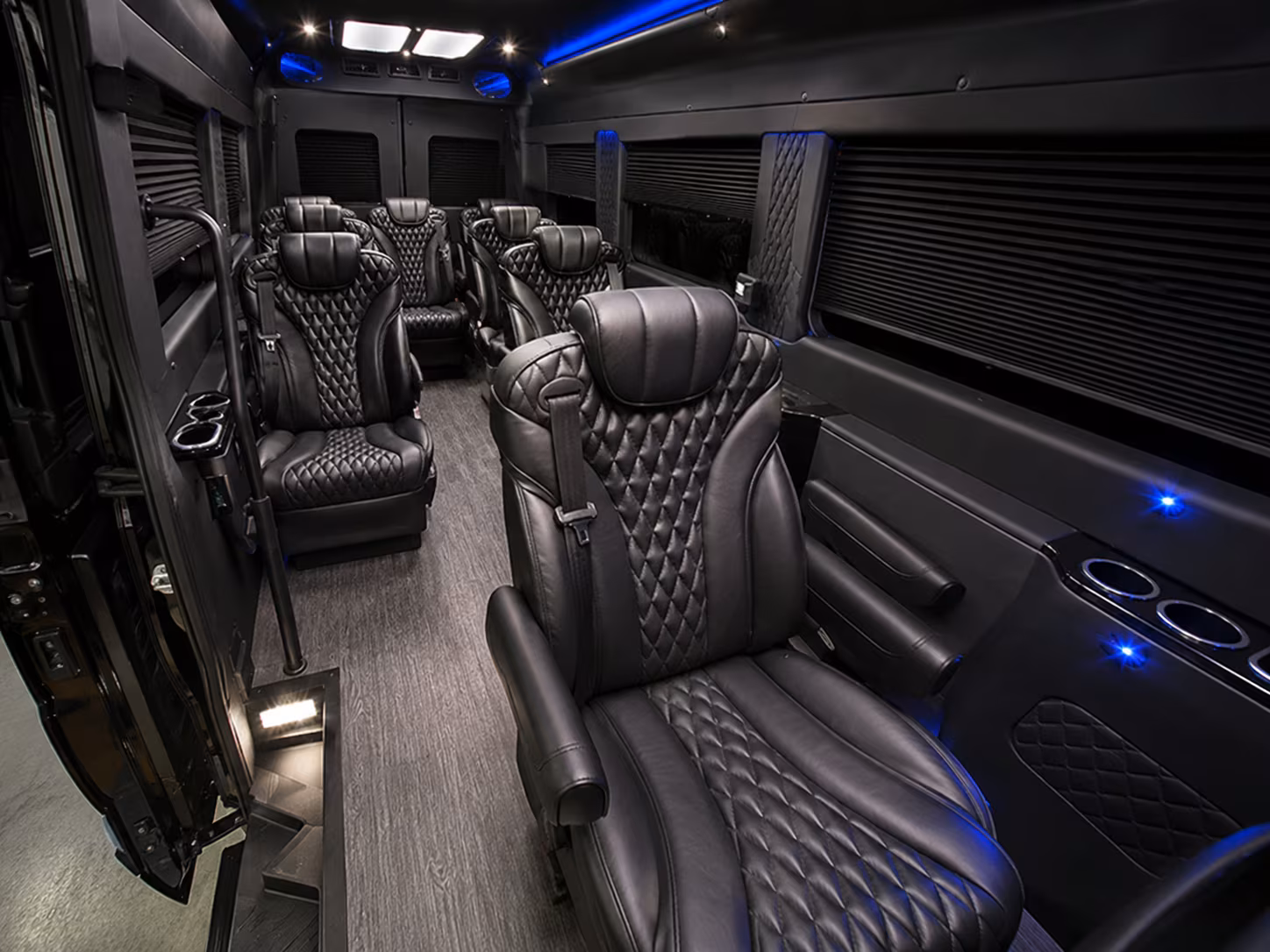 macon 15 passenger sprinter van inside