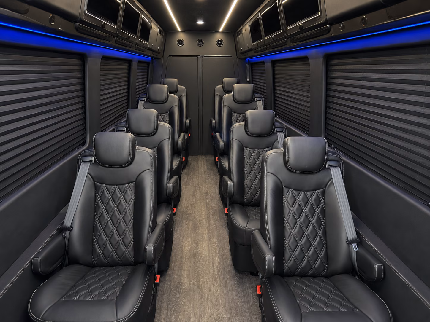 macon 15 passenger sprinter van interior