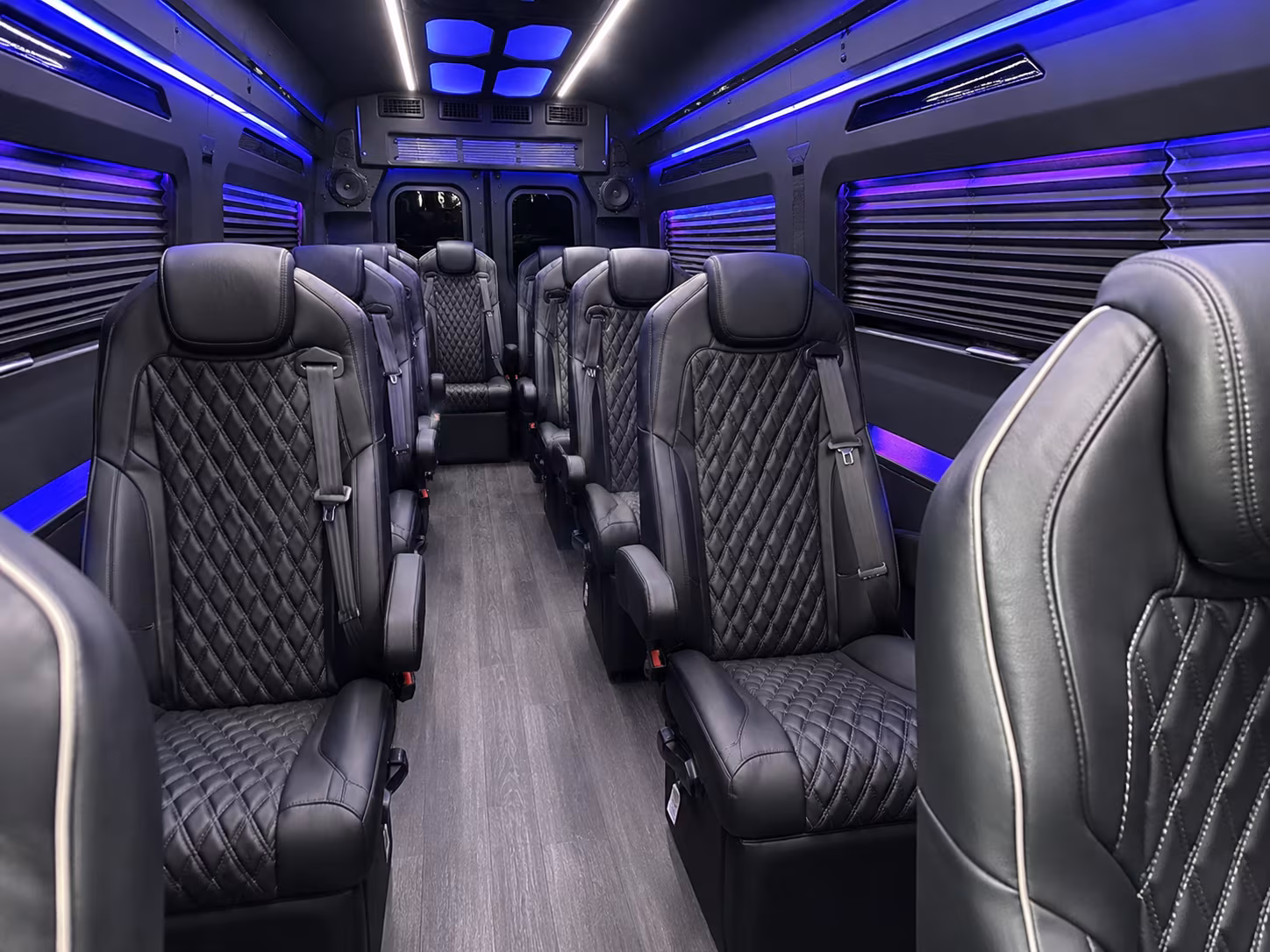 macon 18 passenger sprinter van interior