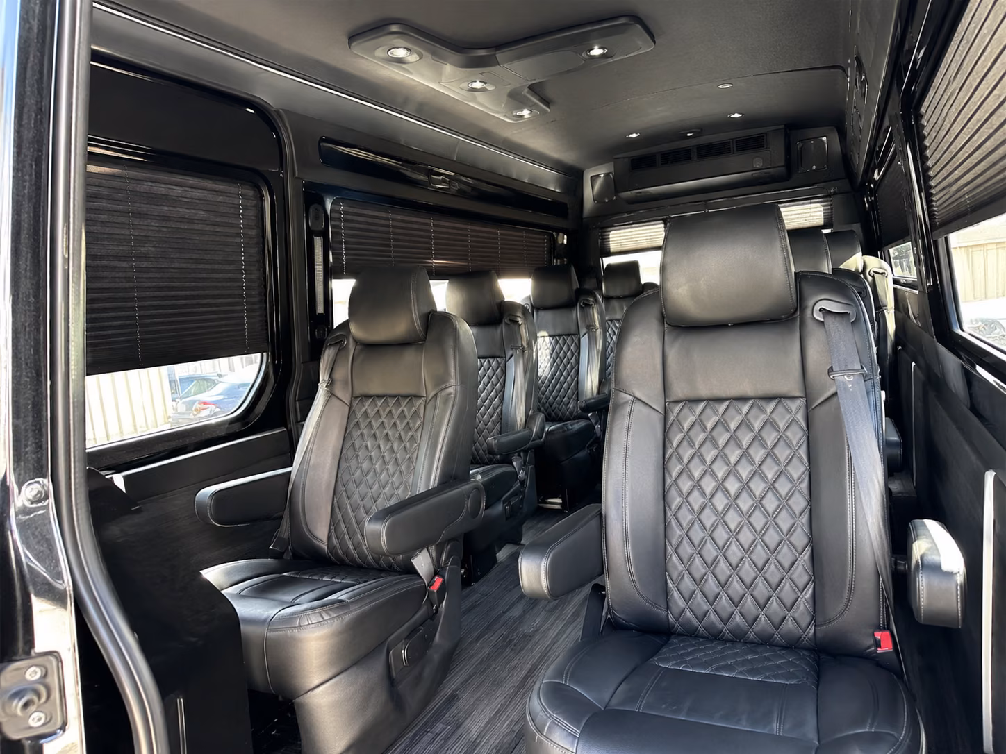 macon 8 passenger sprinter van inside