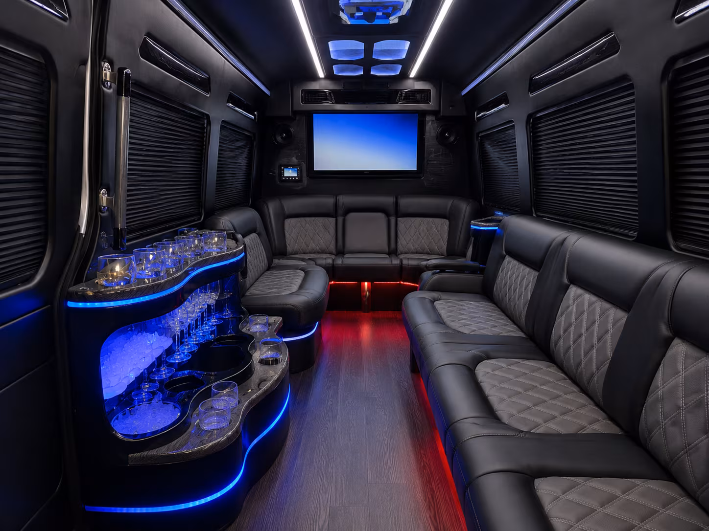 macon sprinter limousine interior