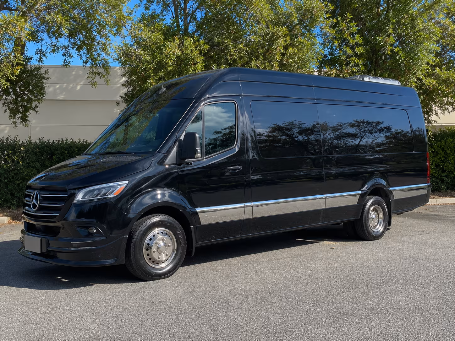 sprinter van rentals for parent coordinated prom groups with set pickup and return times in macon